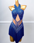 Crystallized Beads Fringe Latin Dress Latin/Rhythm 