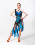 Crystal Peacock Latin  Dress Latin/Rhythm 